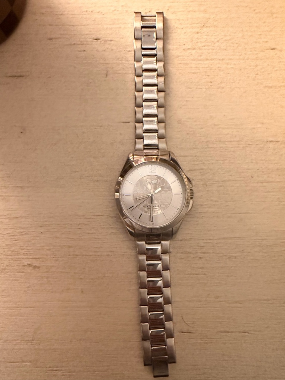 Coach Silver women’s Stainless Steel Signature Dial Watch - Picture 2 of 3